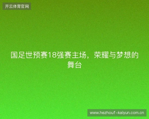 国足世预赛18强赛主场，荣耀与梦想的舞台